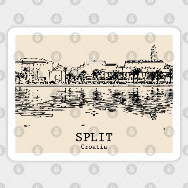 Split - Croatia Magnet by Lakeric